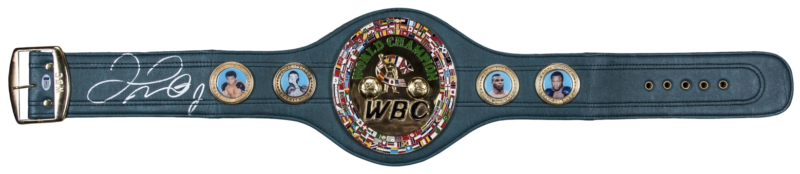Floyd Mayweather Signed WBC World Championship Belt (Beckett)